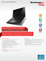 Lenovo G580 Datasheet