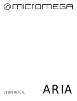 Micromega ARIA User manual