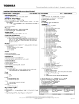 Toshiba C855D-S5237 Datasheet