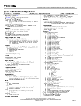 Toshiba X875-Q7280 User manual