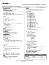 Toshiba U845W-S414 Datasheet