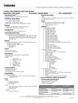Toshiba PQQ16U-003003 Datasheet