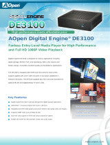 AOpen DE3100 Datasheet