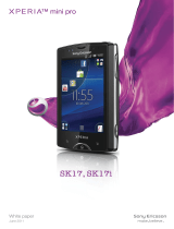 Sony Ericsson Xperia Mini Pro SK17i Datasheet