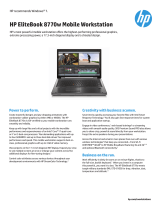 HP EliteBook 8770w User manual