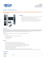 Tripp Lite PDU3MV6L2130 User manual