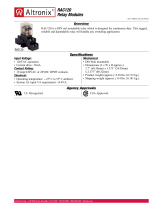 Altronix RAC120 Datasheet