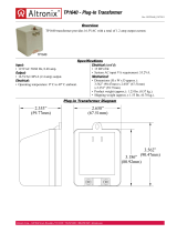 Altronix TP1640 Datasheet