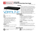 Altronix VERTILINE166C Datasheet