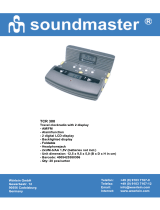 Soundmaster TCR-300 Datasheet