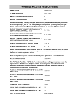 Whirlpool AWE6760 Datasheet