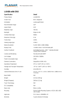 Planar Systems 997-6798-00 Datasheet