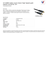 V7 V7HDMI4GB-03M-BK Datasheet