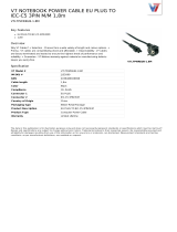 V7 V7LTPWREUB-1.8M Datasheet