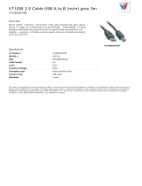 V7 V7USB2AB-03M Datasheet