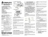 Triplett Model 9200 Mini Clamp-On Meter User manual