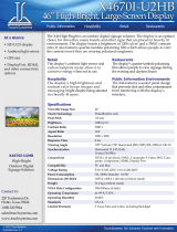 TouchSystems X4670I-U2HB Datasheet