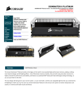 Corsair CMD32GX3M4A1866C10 Datasheet