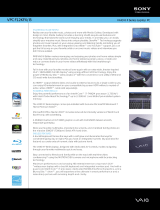 Sony VPCF12KFX/B Datasheet
