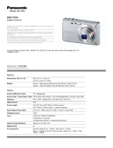 Panasonic DMC-FS45 User manual