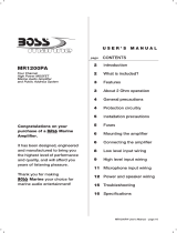 Boss MR1200PA User manual