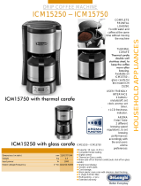 DeLonghi ICM 15250 Datasheet