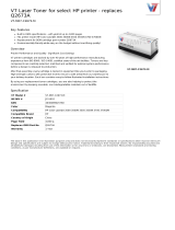 V7 Laser Toner for select HP printer - replaces Q2673A Datasheet