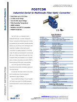 B&B Electronics FOSTCDR Datasheet