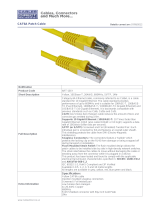 Cables Direct 1m CAT6a, M - M Datasheet