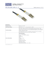 Cables Direct 0.5m LC-ST 62.5/125 MMD OM1 Datasheet