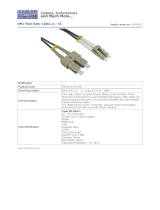 Cables Direct FB1M-LCSC-100 Datasheet