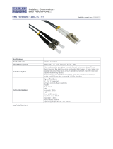 Cables Direct 0.5m SC-SC OM1 Datasheet