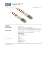 Cables Direct 10.0m LC-LC 50/125 MMD OM2 Datasheet