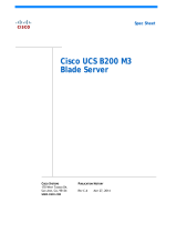 Cisco UCSB-B200-M3 Datasheet