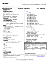 Toshiba PSCBLU-008005 User manual