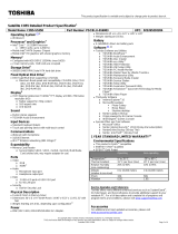 Toshiba C855-S5358 Datasheet