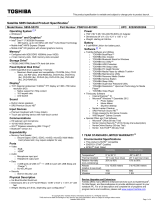 Toshiba PSKFUU-001003 Datasheet