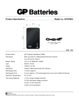 GP Batteries XPB20 Datasheet