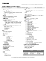 Toshiba PQQ19U-009004 Datasheet