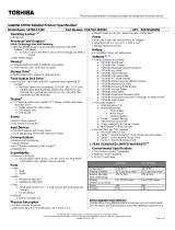 Toshiba PSKFQU-002003 User manual