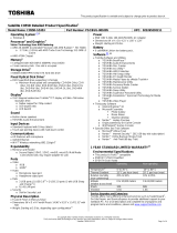 Toshiba C855D-S5353 Datasheet