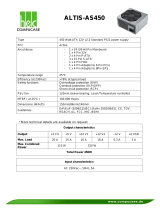 Compucase ALTIS-AS450 Datasheet