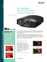 Sony VPL-HW50ES/B Datasheet