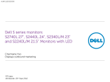 Dell S27407 User manual