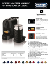 DeLonghi U EN 110.B Datasheet