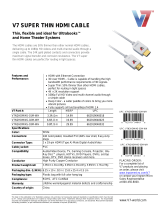 V7 V7N2HDMI4S-02M-WH Datasheet