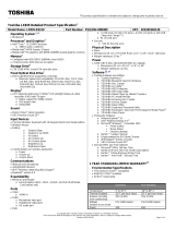 Toshiba LX835-D3310 Datasheet