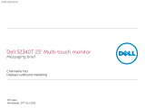 Dell S2340T User manual
