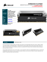 Corsair CMD8GX3M2A2400C10 Datasheet