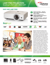 Optoma ZX212ST Datasheet